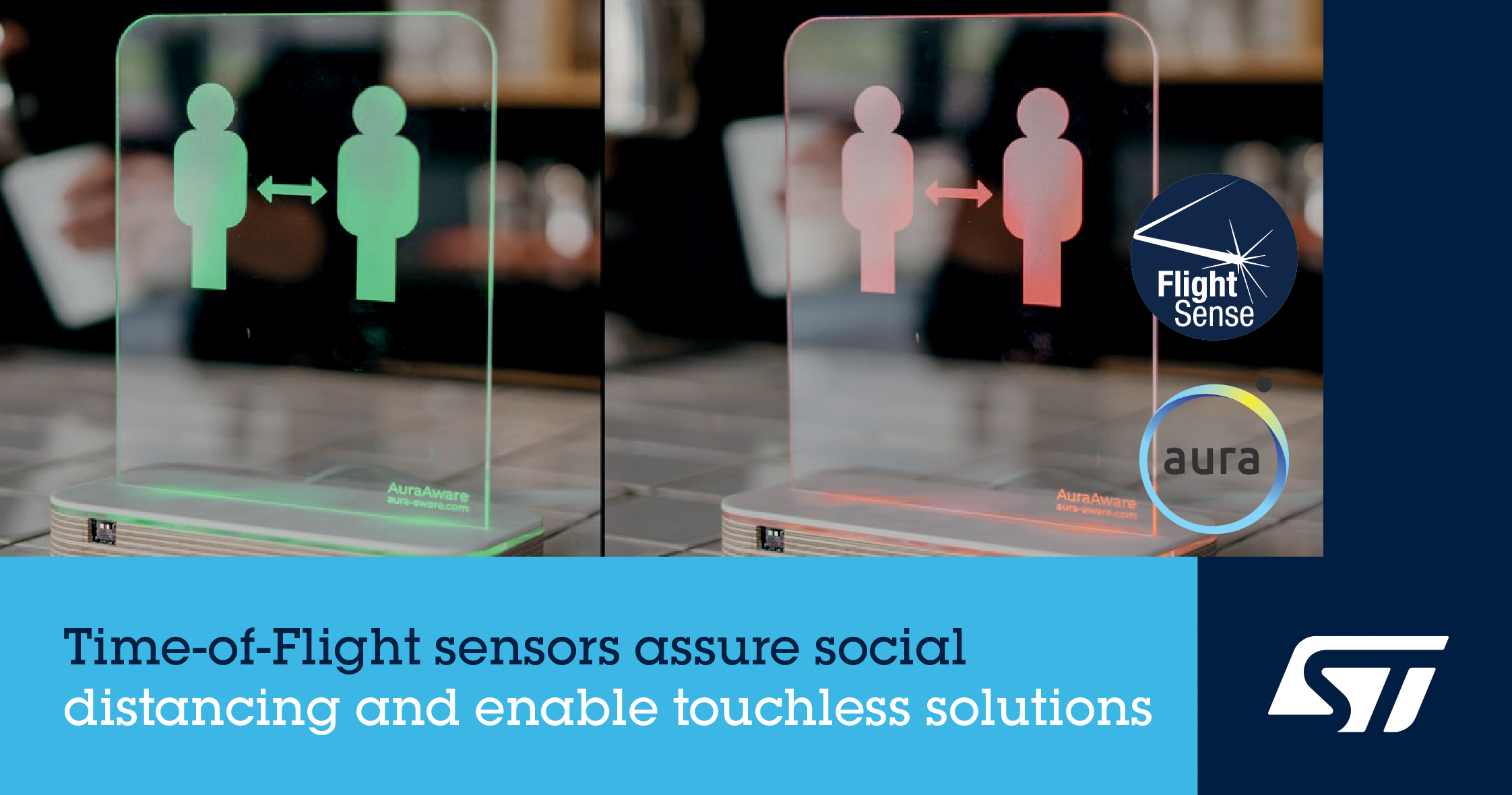 意法半导体FlightSense™飞行时间接近及检测传感器 助力社交距离感知应用创新