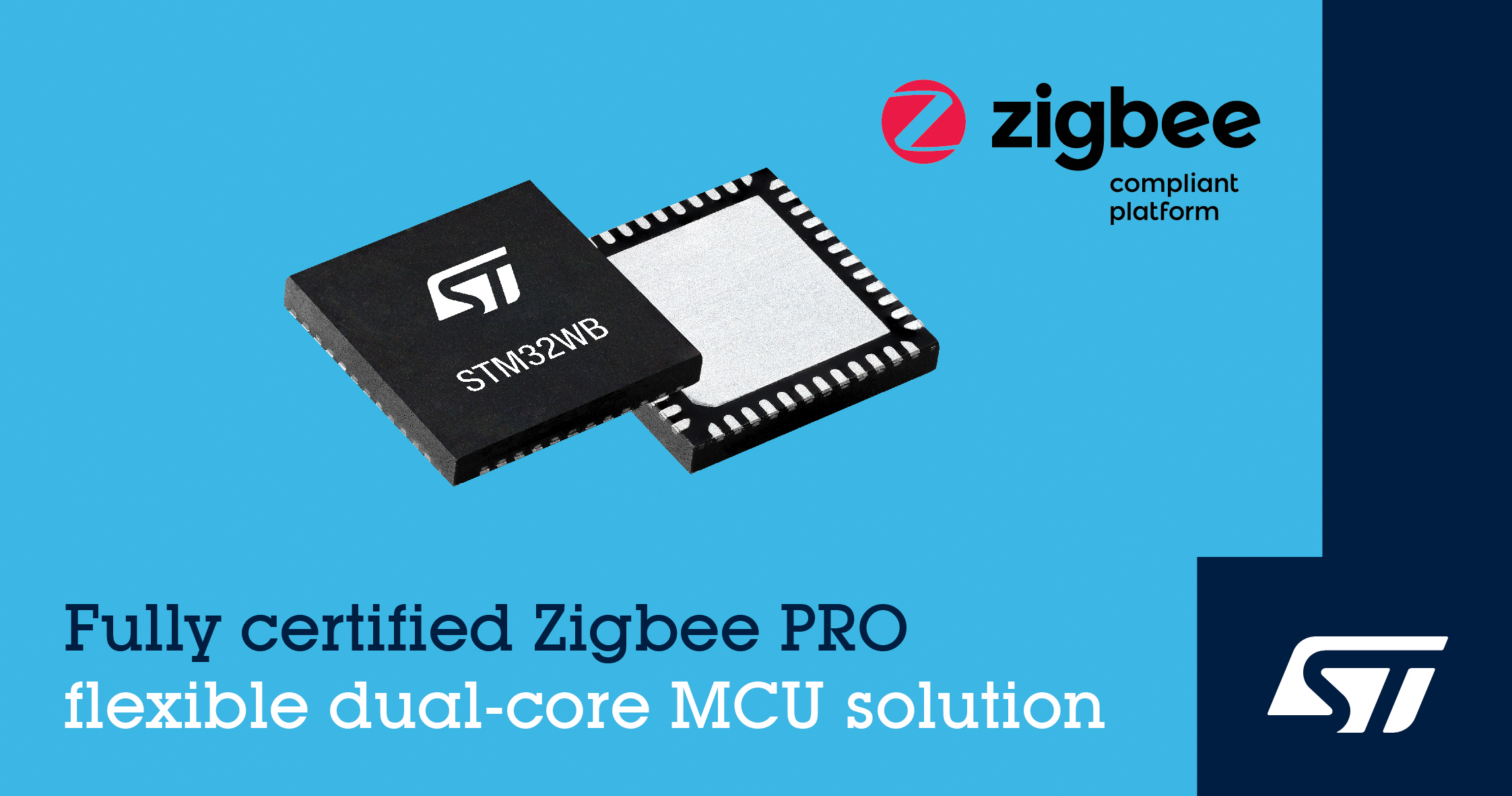 意法半导体STM32WB无线微控制器现可支持Zigbee 3.0