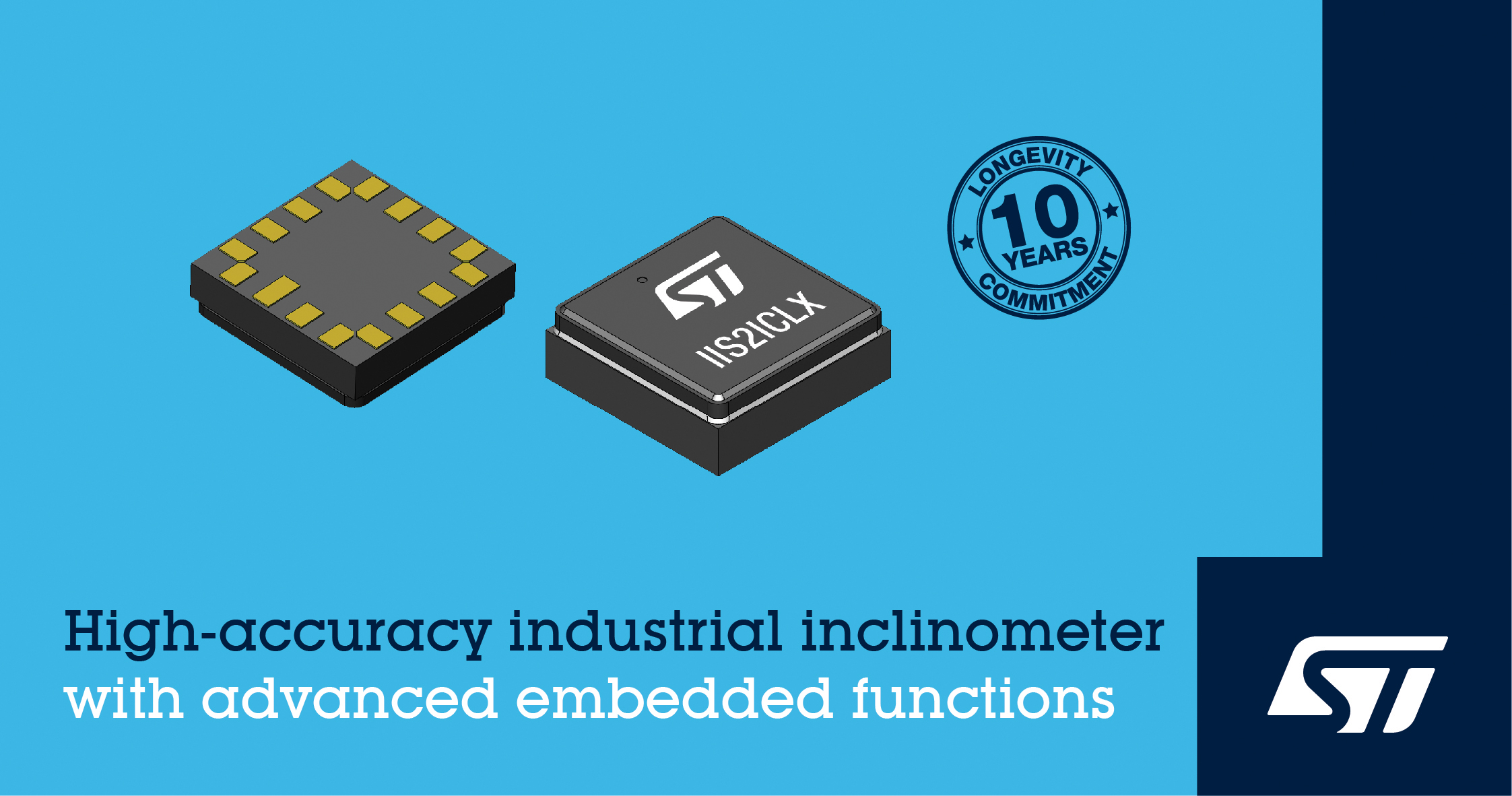 STMicroelectronics Launches High-Accuracy Inclinometer with Machine-Learning Core
