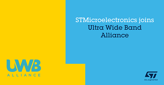 STMicroelectronics Joins Ultra Wide Band Alliance and Nominates UWB Innovator Jean-Marie André to the Board of Directors