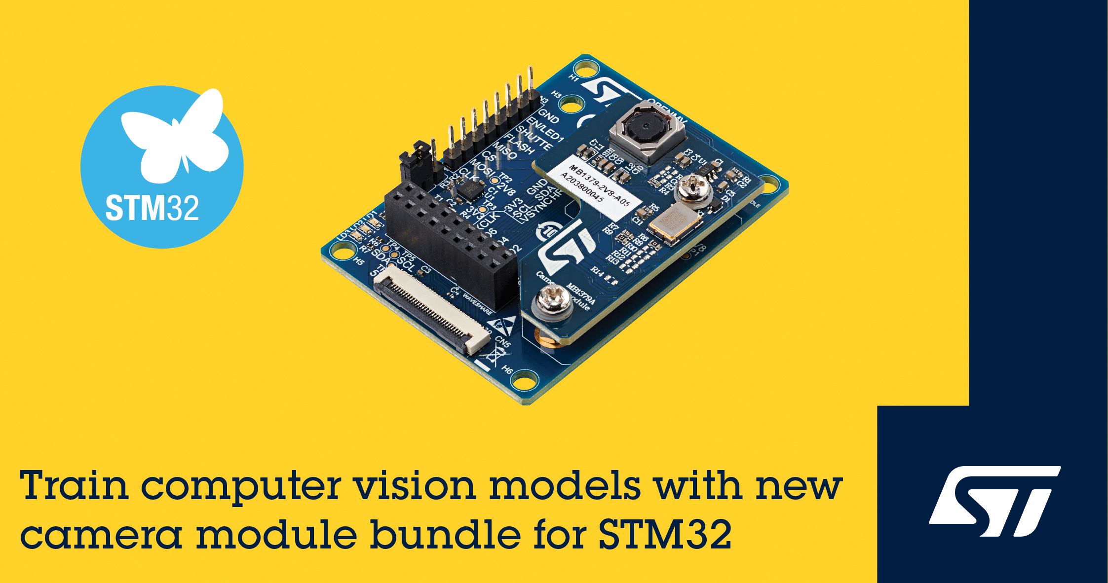 STMicroelectronics Powers Affordable Edge AI Development with Computer-Vision Launchpad for STM32 Microcontrollers