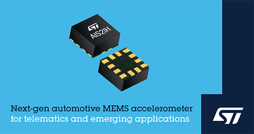 STMicroelectronics Unveils Next-Generation MEMS Accelerometer for High-Performance Automotive Applications