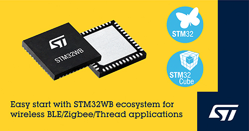 STMicroelectronics Accelerates Wireless Product Development with Market-Leading STM32 Microcontrollers