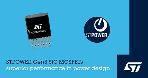 STマイクロエレクトロニクス、次世代EVおよび産業機器に最適な第3世代 SiCパワーMOSFETを発表