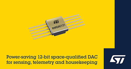 STマイクロエレクトロニクス、次世代衛星アプリケーション向けに耐放射線設計の2.5V動作 DAコンバータを発表
