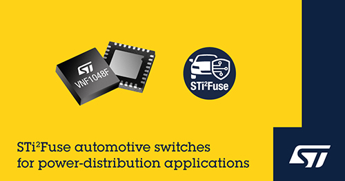 STMicroelectronics reveals automotive high-side switch controller with flexible diagnostics and protection