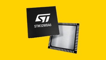 STMicroelectronics’ new integrated STM32WBA6 wireless microcontrollers combine extra features and performance with power efficiency